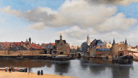 View of Delft by Johannes Vermeer