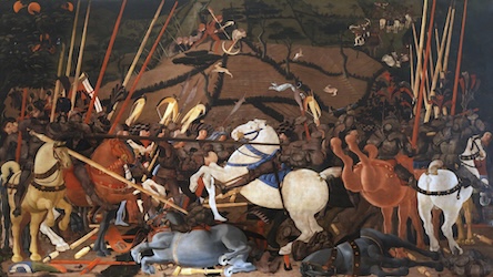The Battle of San Romano by Paolo Uccello