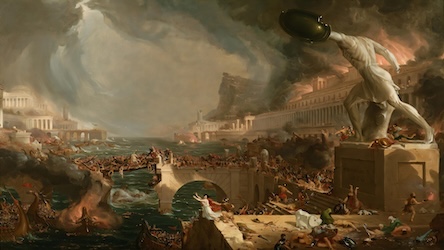 The Course of Empire: Destruction by Thomas Cole