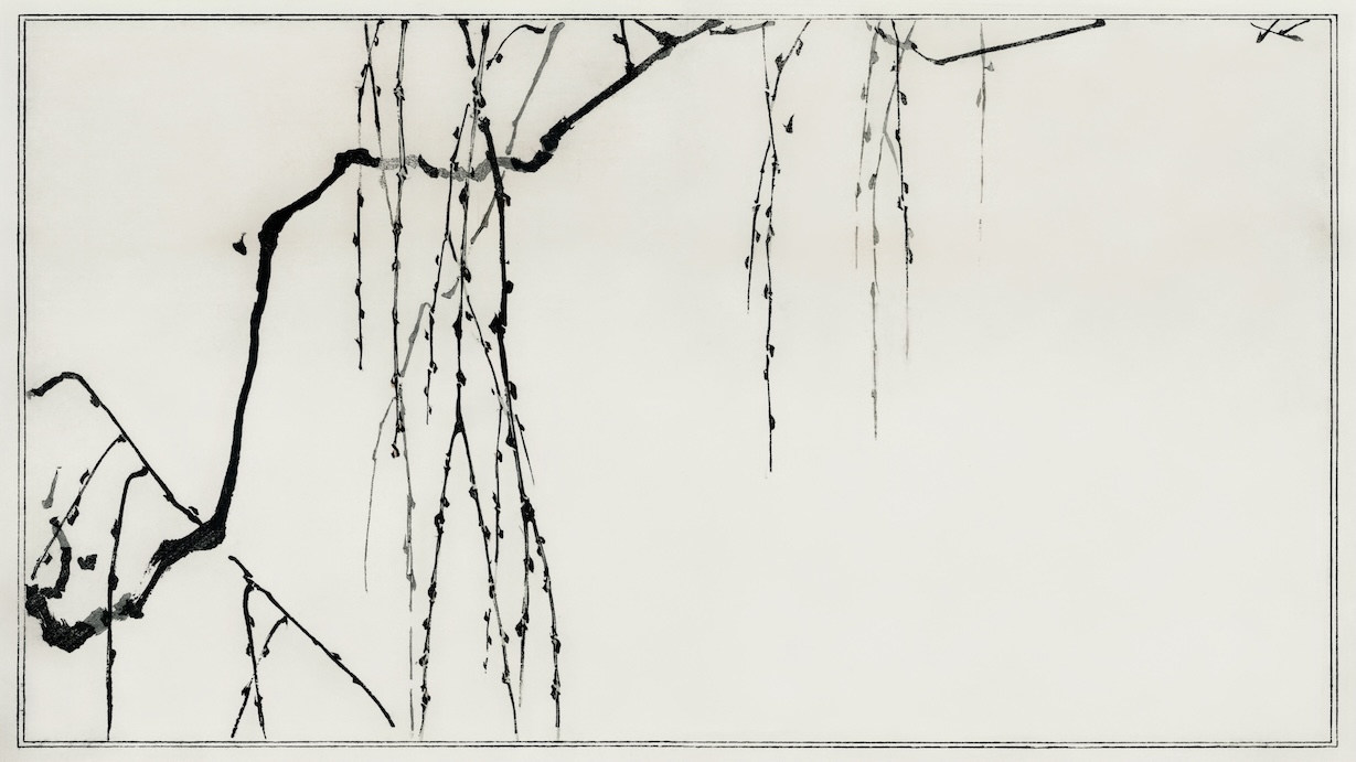 Tree Branches - Japanese Vintage Art