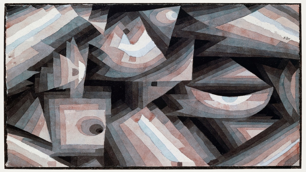 Crystal Gradation by Paul Klee - Abstract Art