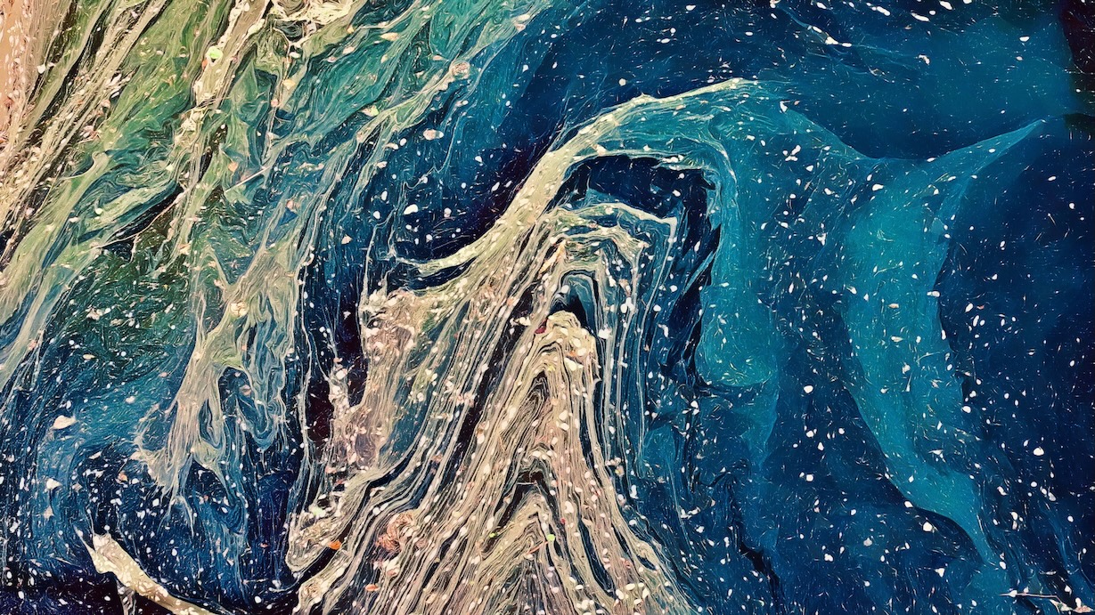 Abstract Fluid Art by Contemporary Artist - Abstract Art