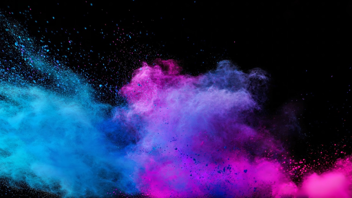 Colorful Abstract Smoke by Contemporary Artist - Abstract Art