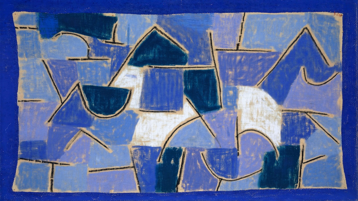 Klee Blue Abstract by Paul Klee - Abstract Art