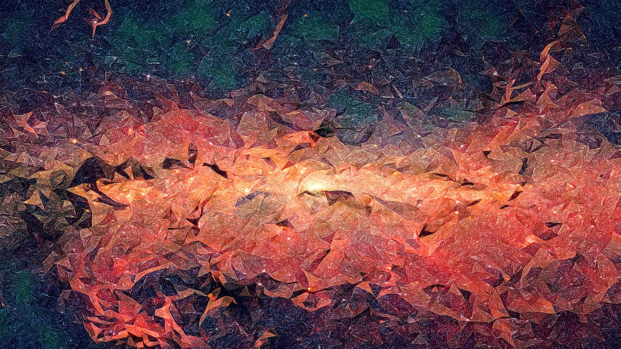 Milky Way Abstract by Contemporary Artist - Abstract Art