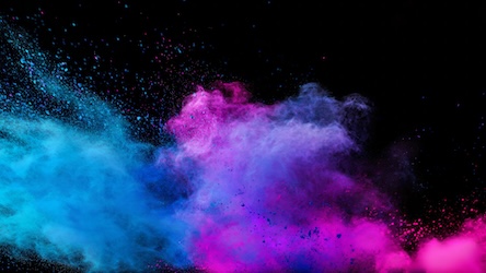 Colorful Abstract Smoke by Contemporary Artist - Abstract Art