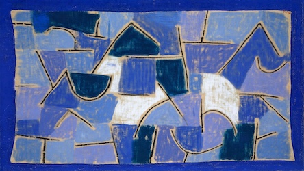 Klee Blue Abstract by Paul Klee - Abstract Art