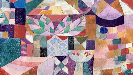 Burggarten 2 by Paul Klee - Abstract Art