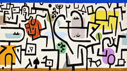 Rich Port by Paul Klee - Abstract Art