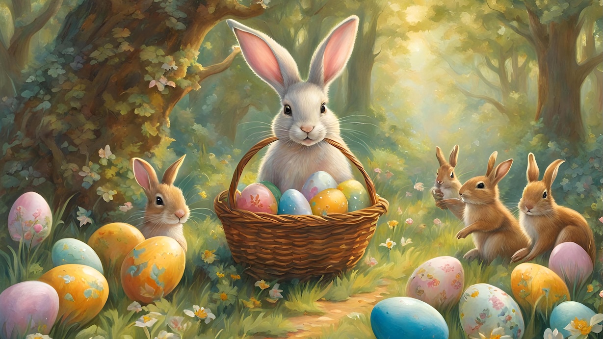 Easter Bunny Family