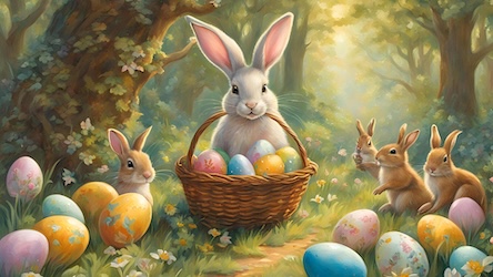 Easter Bunny Family
