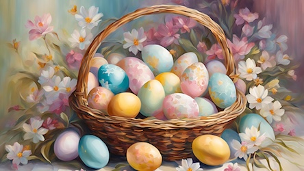 Easter Egg Basket