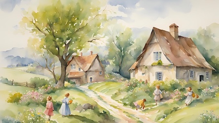 Easter Cottage Garden