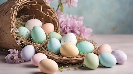 Easter Egg Basket Nest
