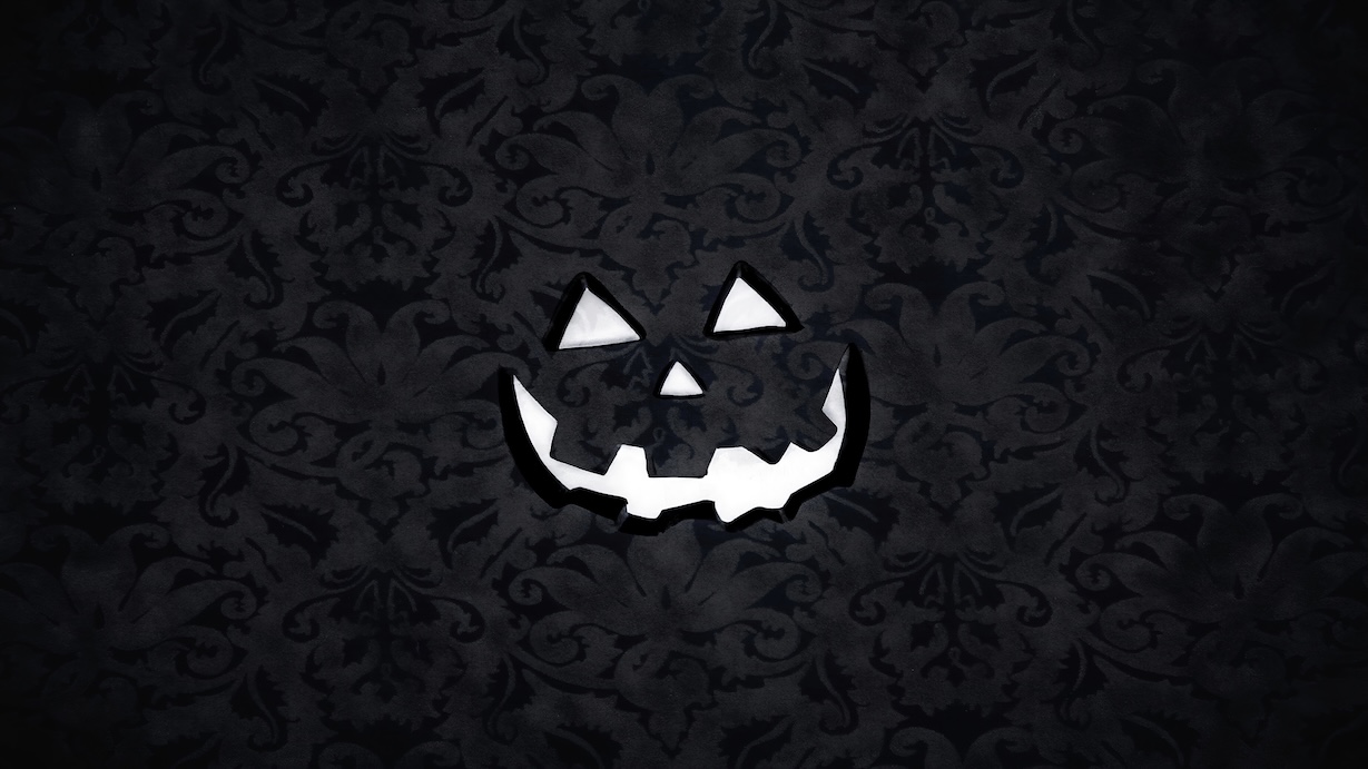 Halloween Pumpkin Face Illustration
