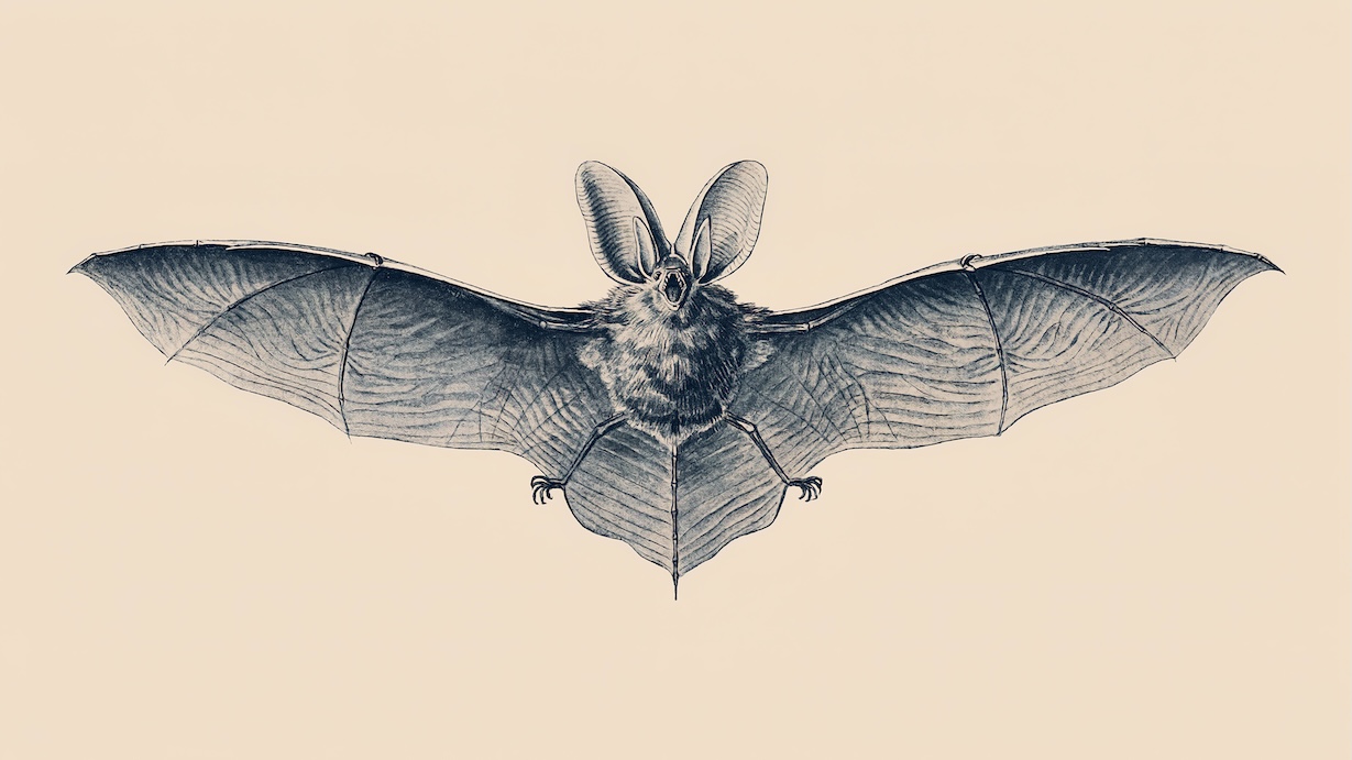 Bat Vintage Illustration