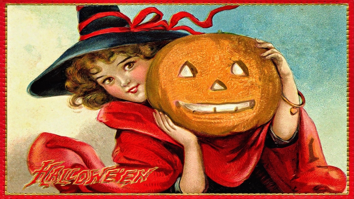 Halloween Vintage Card Funky