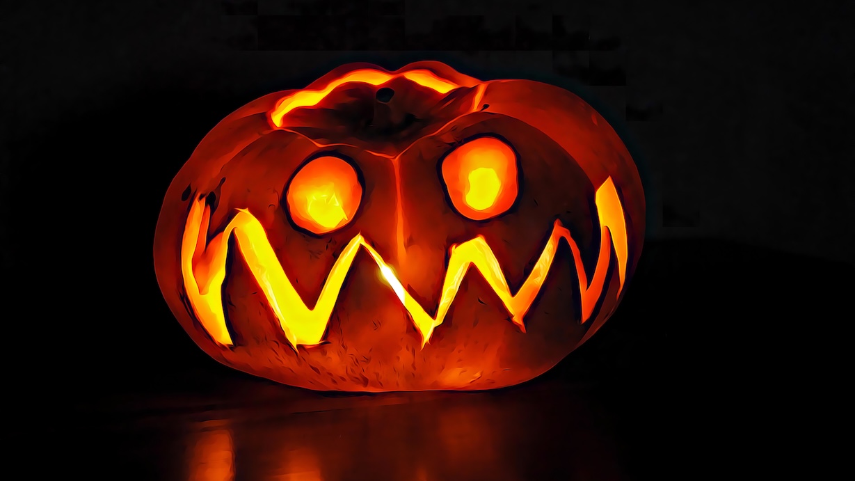 Spooky Halloween Pumpkin