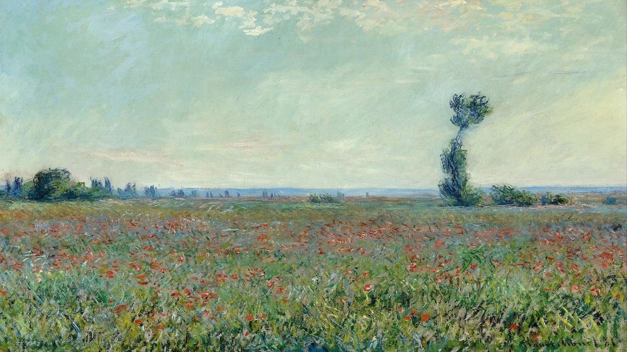 Claude Monet Poppy Field 1881 - Claude Monet Spring Art