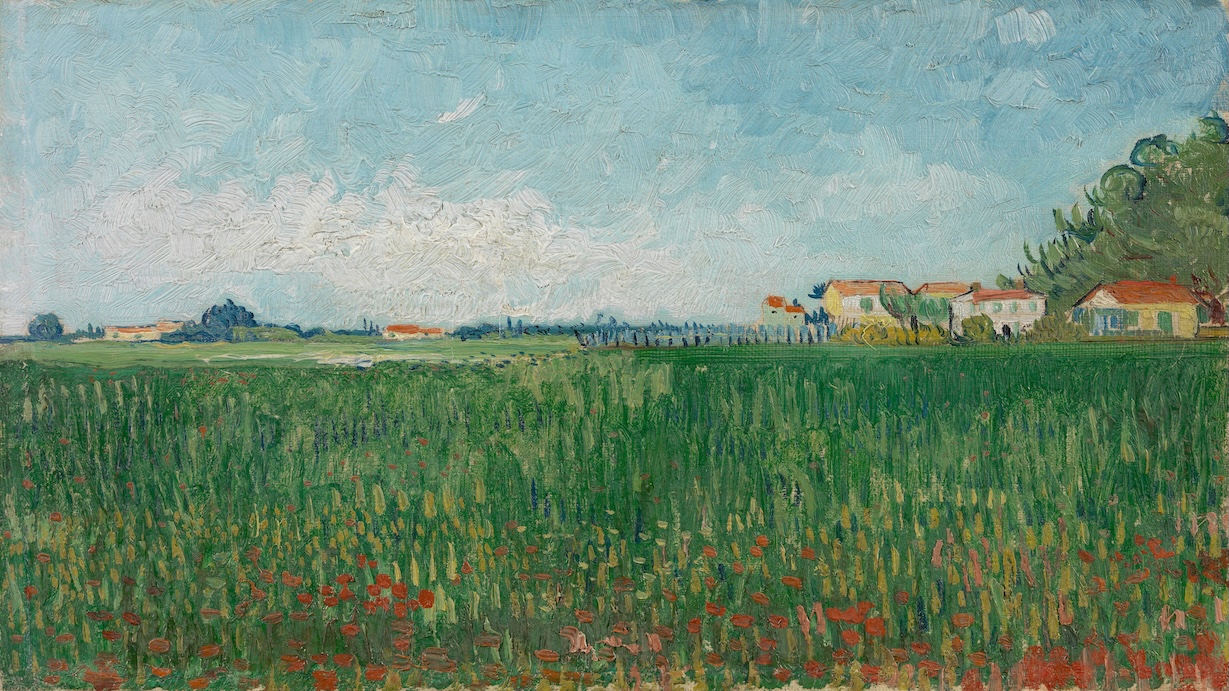 Field with Poppies - Vincent van Gogh Spring Art