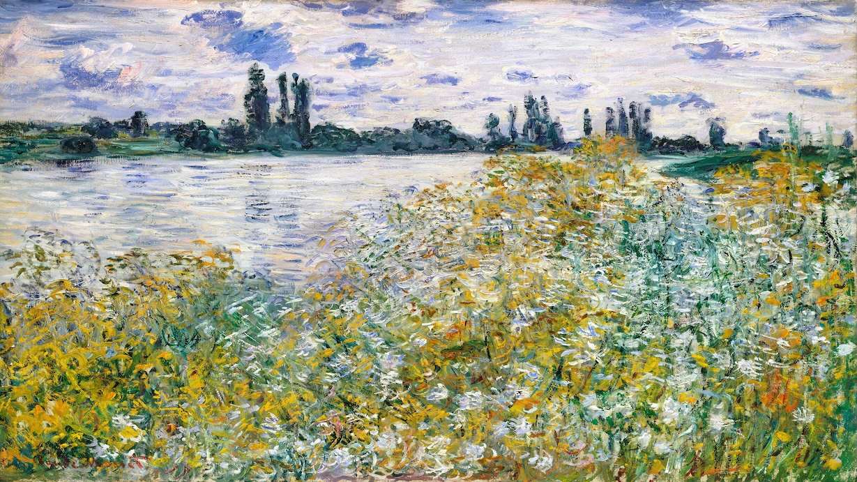 Fleurs near Vétheuil - Claude Monet Spring Art