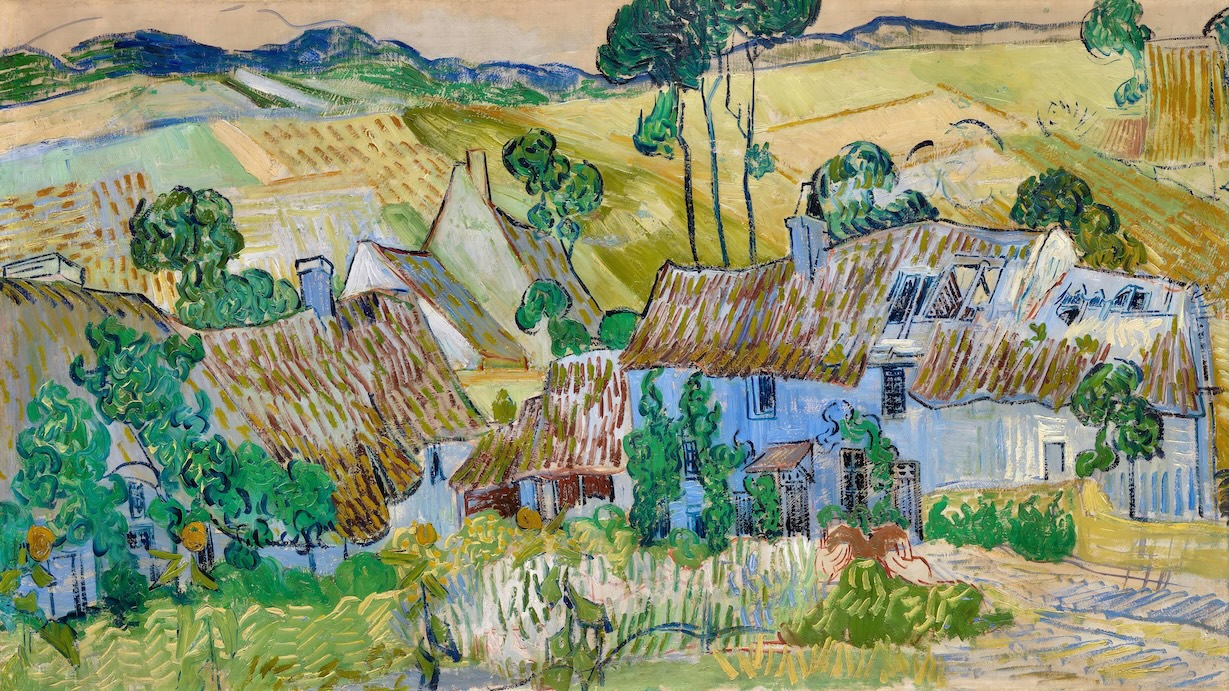 Farms near Auvers - Vincent van Gogh Summer Art