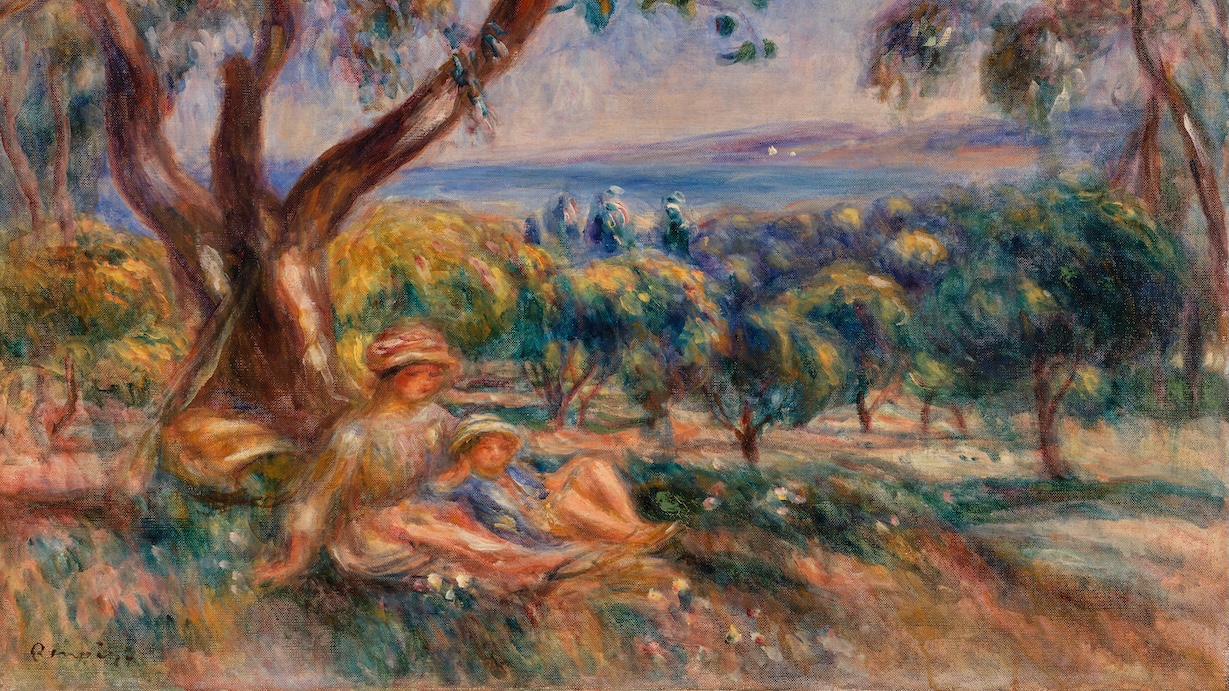 Landscape with Figures - Pierre-Auguste Renoir Summer Art