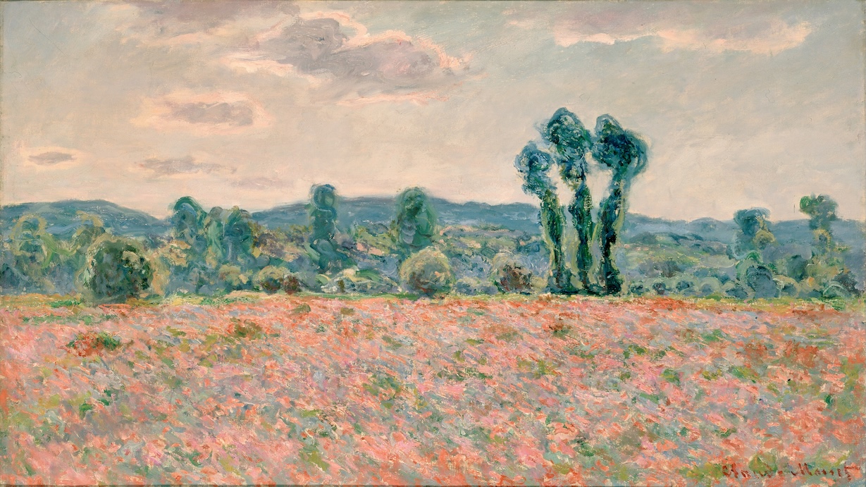 Monet Claude Poppy Field - Claude Monet Summer Art