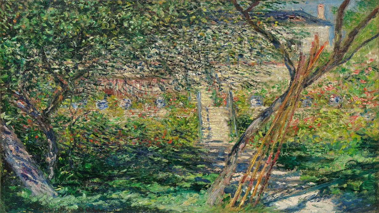Monet Garden of Vétheuil - Claude Monet Summer Art