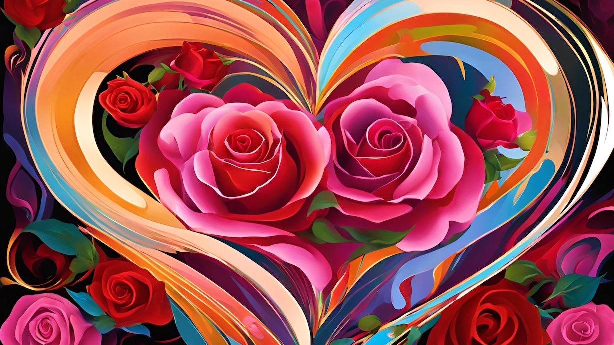 Swirling Love Design