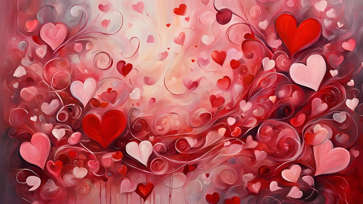 Heart Bokeh Pattern