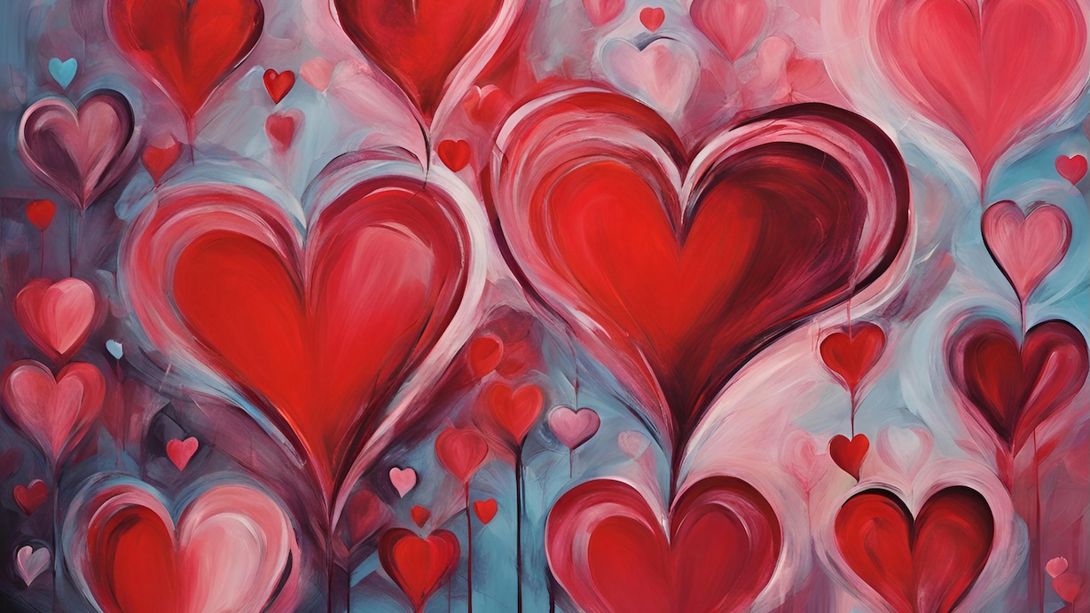 Multiple Hearts Design