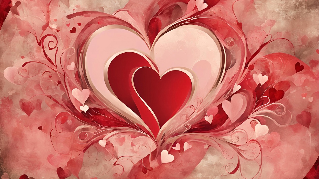 Layered Love Heart