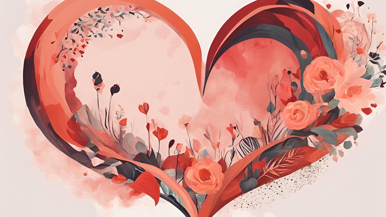 Grunge Heart Design