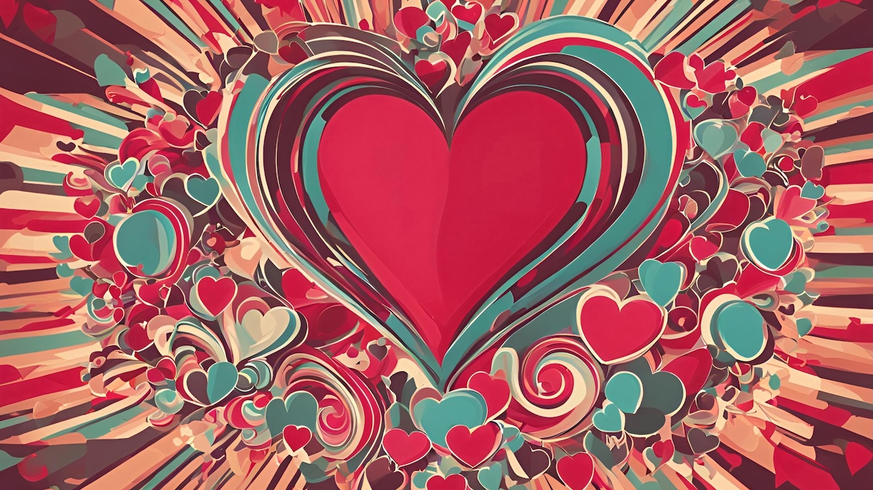 Heart Garden Pattern