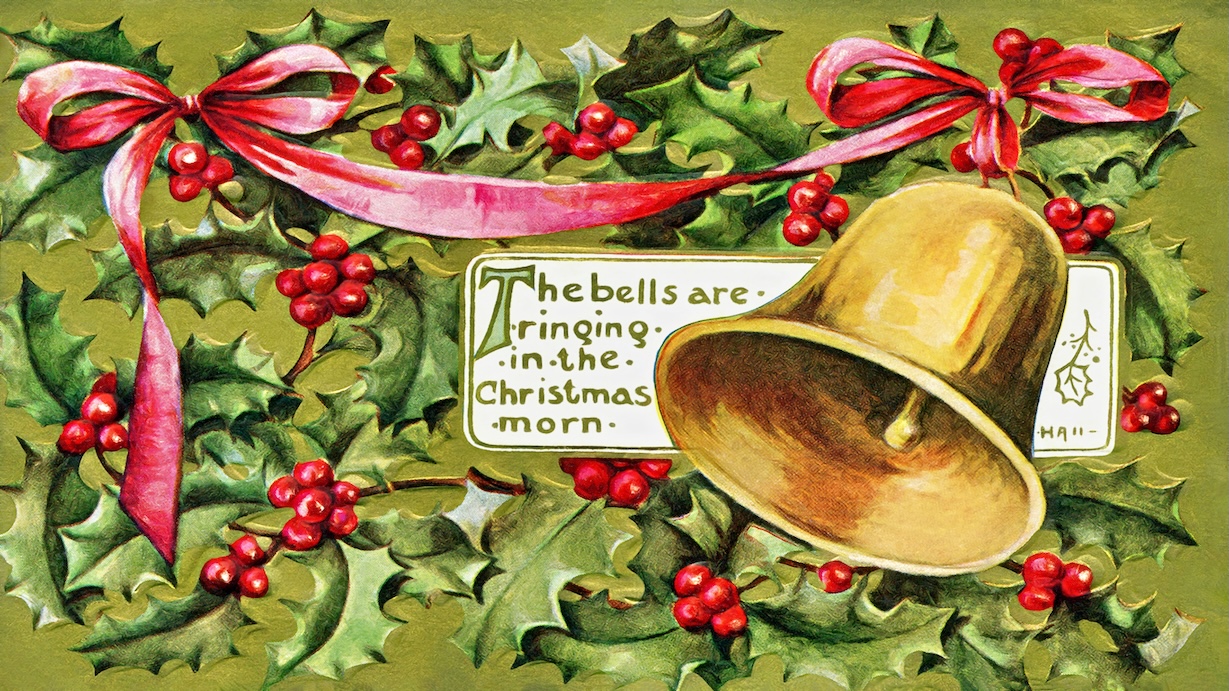 Vintage Christmas Bell - Christmas Bell Artist Vintage Christmas Art