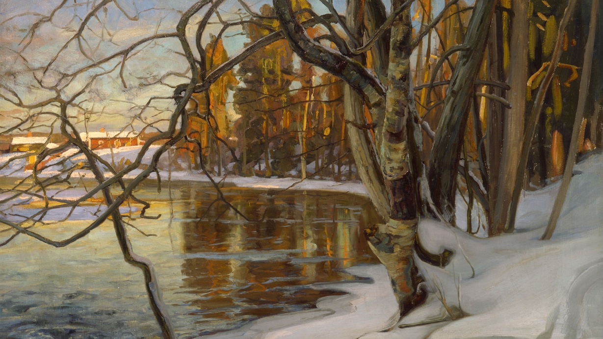 Winter Sun - Victor Westerholm Winter Art