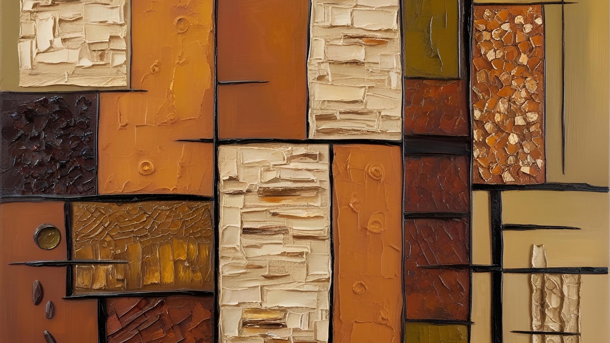 Textured Abstract Squares