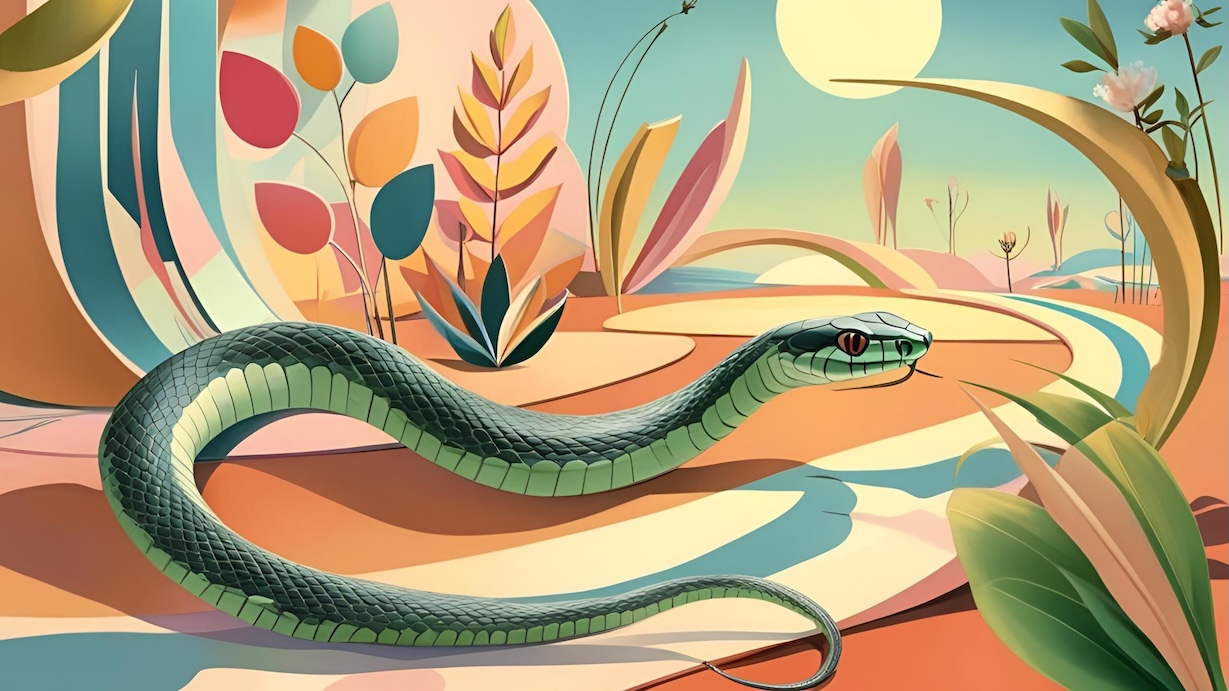 MCM Snake Pattern - Reptile Artist MCM Animal Art