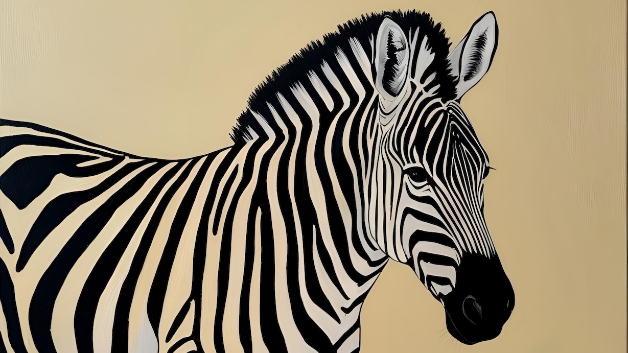 Zebra Pattern Modern - Pattern Zebra Artist MCM Animal Art