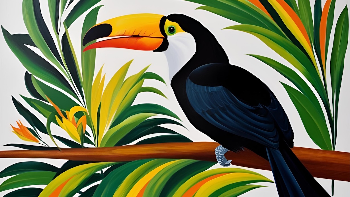 MCM Toucan Jungle - Tropical Artist MCM Animal Art