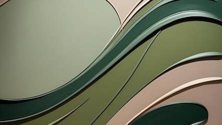 Sage Green MCM Abstract Collection
