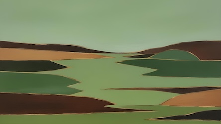 Green Abstract Layers