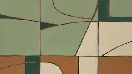Green Modern Composition