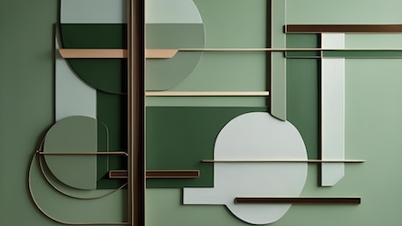 Green Circular Abstract