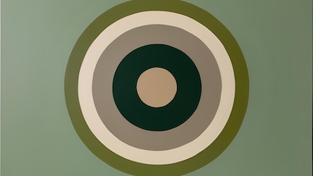 Green Concentric Circles
