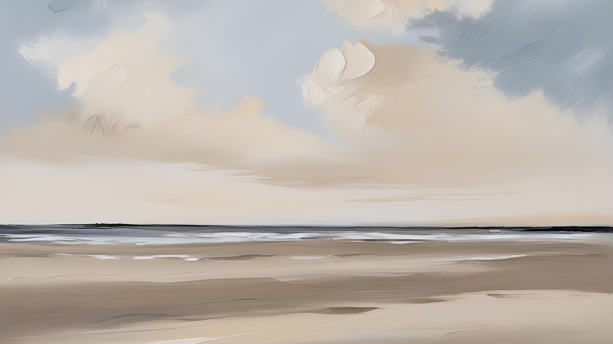 Minimal Wave Study - Wave Pattern Art Wall Art