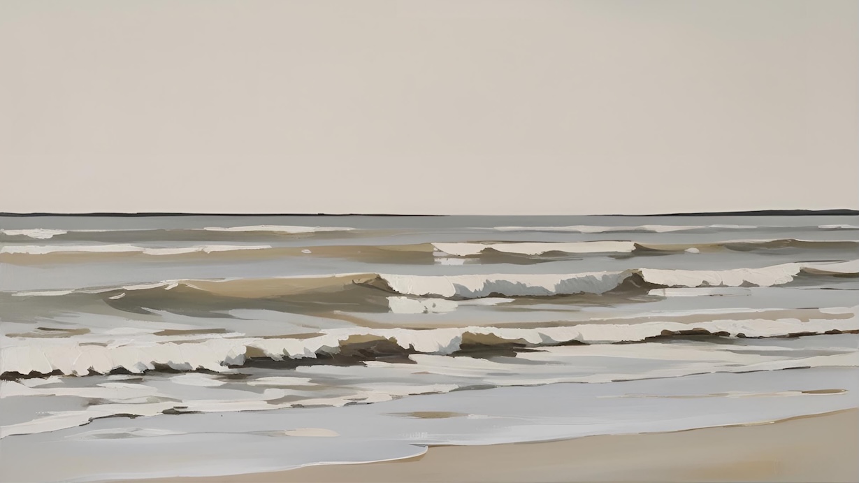 Beach Stone Balance - Natural Zen Elements Wall Art