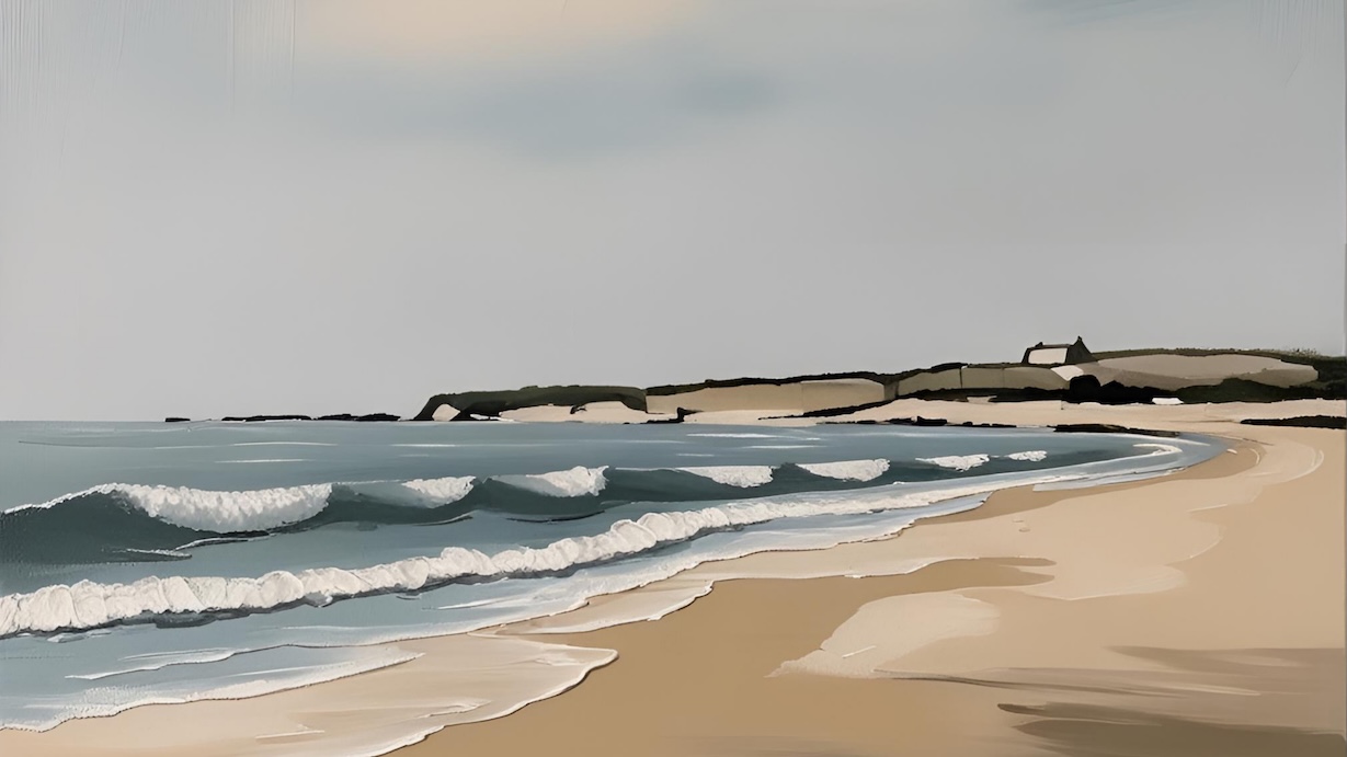 Ocean Whisper - Gentle Coastal Sounds Wall Art