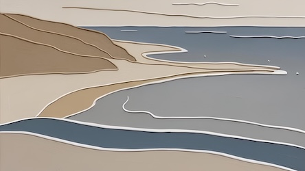 Minimal Seascape - Pure Ocean View